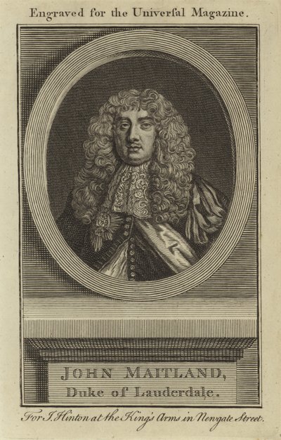 John Maitland, Duque de Lauderdale de English School