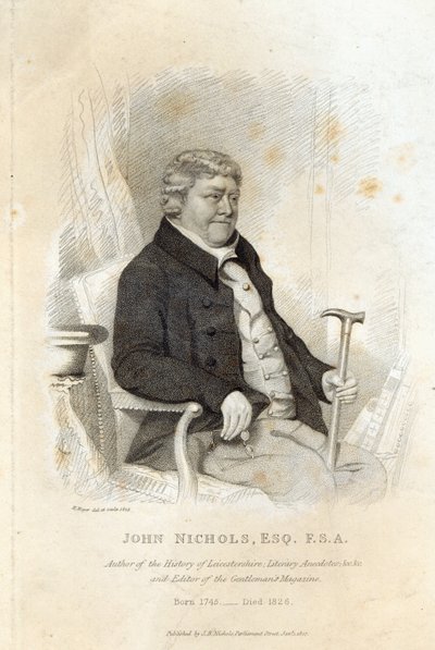 John Nichols, grabado por H. Meyer, 1825 de English School