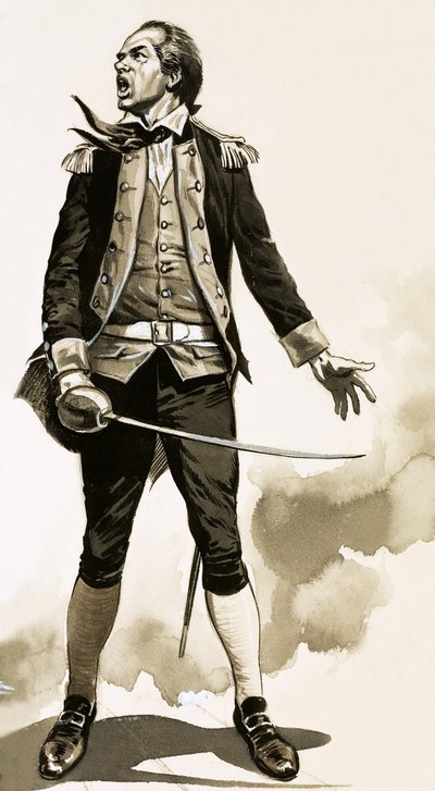 John Paul Jones, héroe de la Guerra de Independencia de Estados Unidos de English School