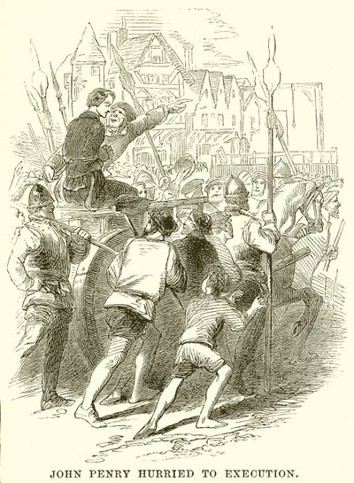 John Penry llevado a la ejecución de English School