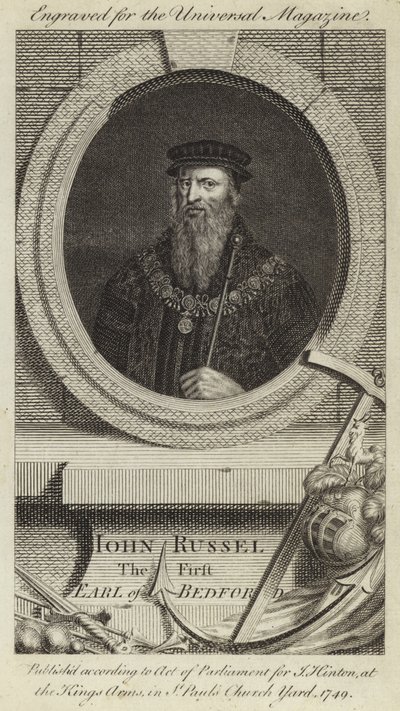 John Russel, Primer Conde de Bedford de English School