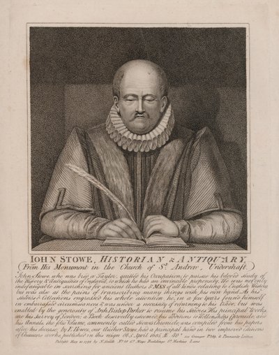 John Stow, historiador y anticuario inglés de English School