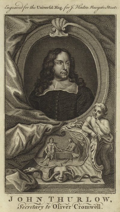 John Thurlow, Secretario de Oliver Cromwell de English School