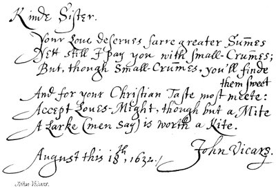 John Vicars de English School