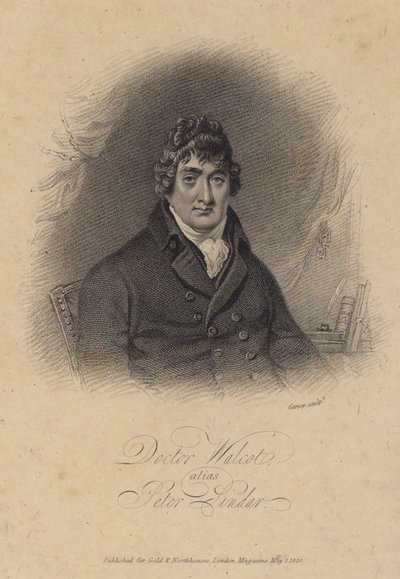 John Wolcot, médico y satírico inglés que escribió bajo el seudónimo Peter Pindar de English School