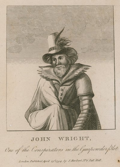 John Wright, uno de los conspiradores en la Conspiración de la Pólvora de English School
