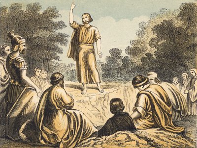 Juan el Bautista predicando de English School