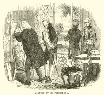 Johnson en casa del Sr. Cambridge de English School
