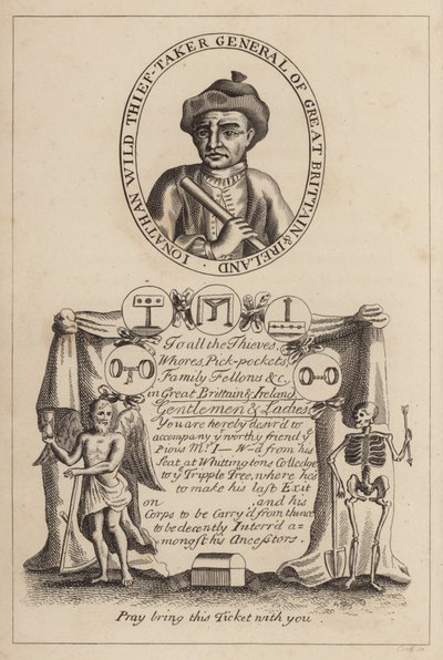 Jonathan Wild, Cazador de Ladrones General de Gran Bretaña e Irlanda de English School