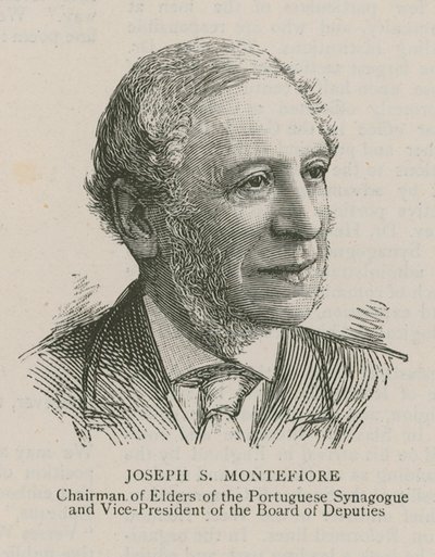 Joseph S Montefiore, Presidente de los Ancianos de la Sinagoga Portuguesa y Vicepresidente de la Junta de Diputados de English School