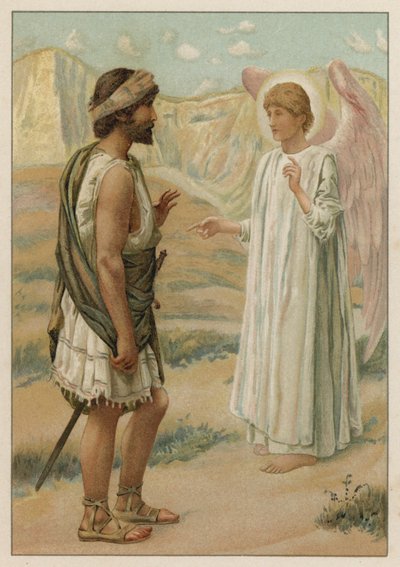 La visión de Josué (cromolito) de English School