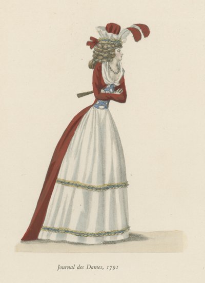 Journal des Dames, 1791 de English School