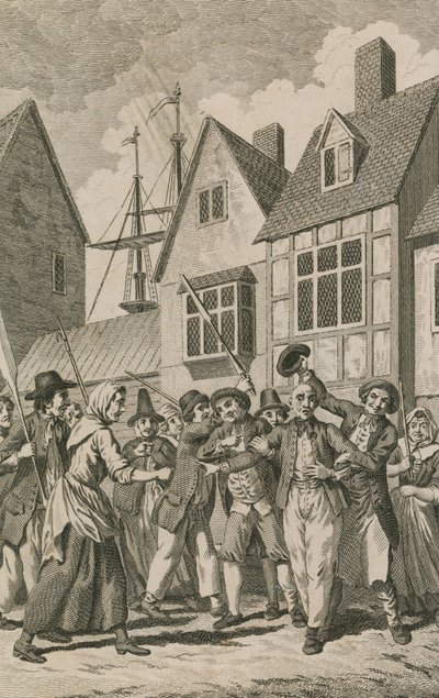 El juez Jeffries capturado en Wapping de English School