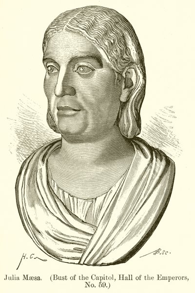 Julia Mesa (Busto del Capitolio, Sala de los Emperadores, No. 59) de English School