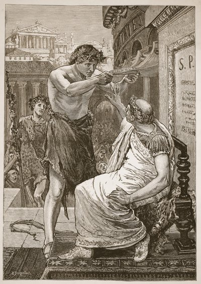 Julio César rechazando la corona ofrecida por Antonio de English School