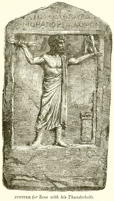 Júpiter (o Zeus con su rayo) de English School