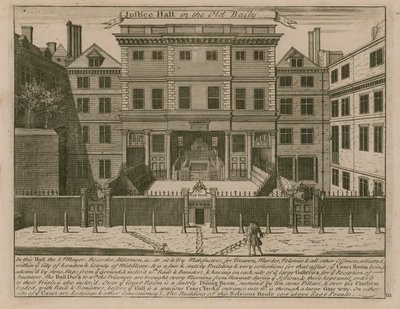 Salón de Justicia en Old Bailey de English School