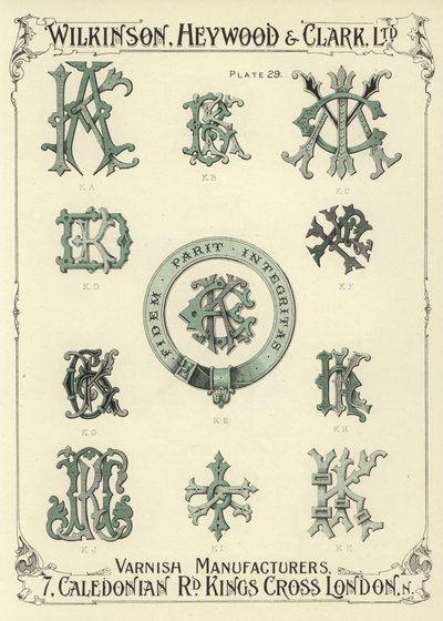 KA, KB, KC, KD, KE, KF, KG, KH, KJ, KI, KK de English School