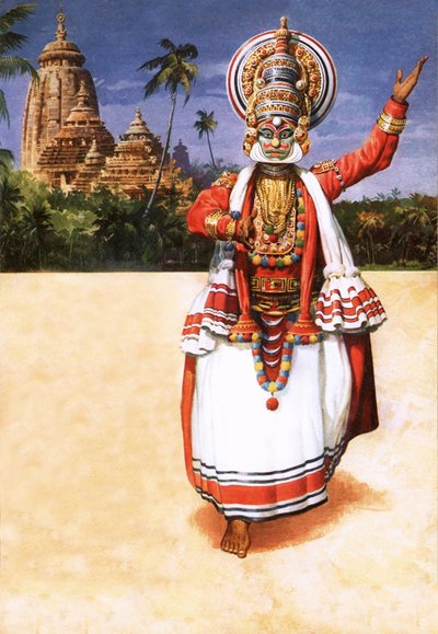Kathakali, una de las danzas más coloridas de la India de English School