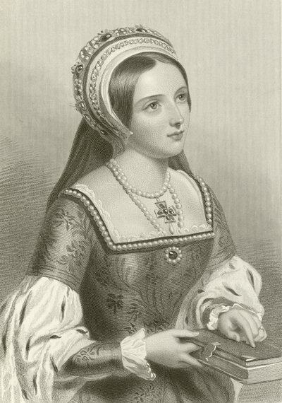 Catalina Parr, sexta esposa del rey Enrique VIII de English School