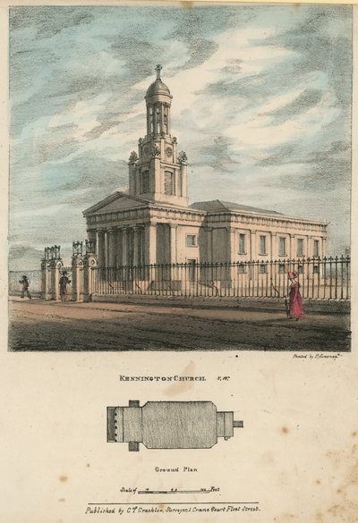 Iglesia de Kennington, Lambeth, Londres de English School