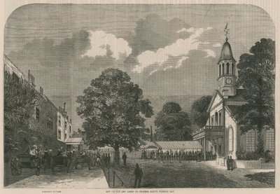 Iglesia y Green de Kew en el día de la boda de la Princesa María de English School