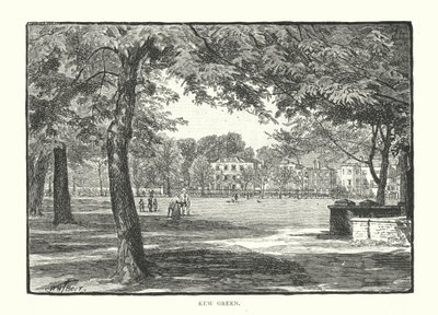 Kew Green (grabado) de English School
