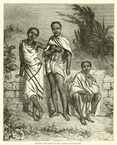 Khonds educados por el Gobierno Británico de English School