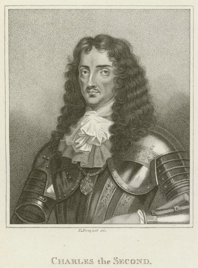 Rey Carlos II (grabado) de English School