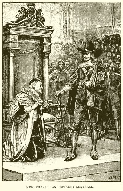 El Rey Carlos y el Portavoz Lenthall de English School