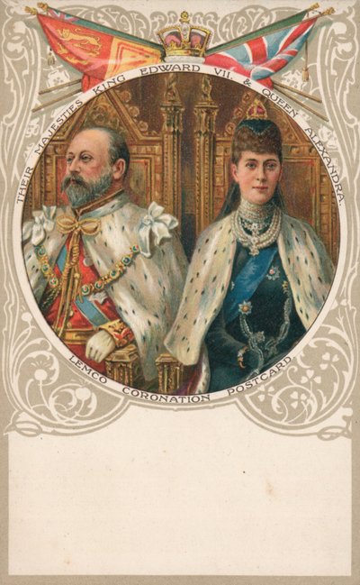 El Rey Eduardo VII y la Reina Alexandra de English School