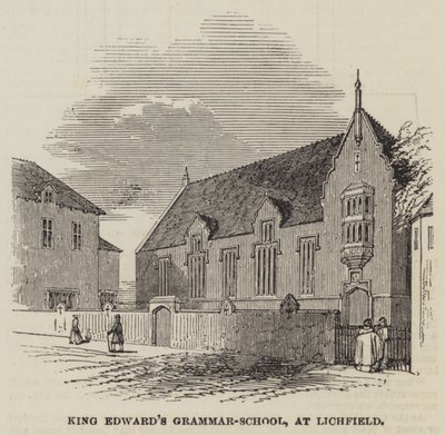Escuela de gramática de King Edward, en Lichfield de English School