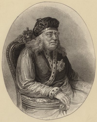Rey Jorge III de anciano de English School