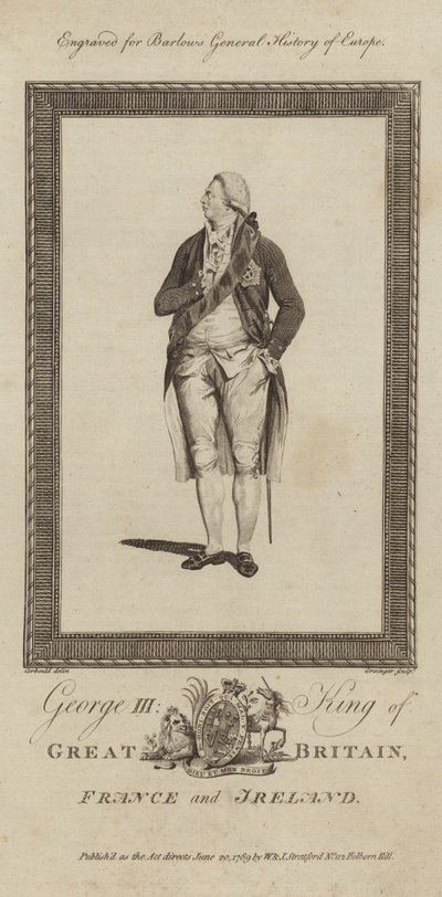 Rey Jorge III de Gran Bretaña e Irlanda de English School