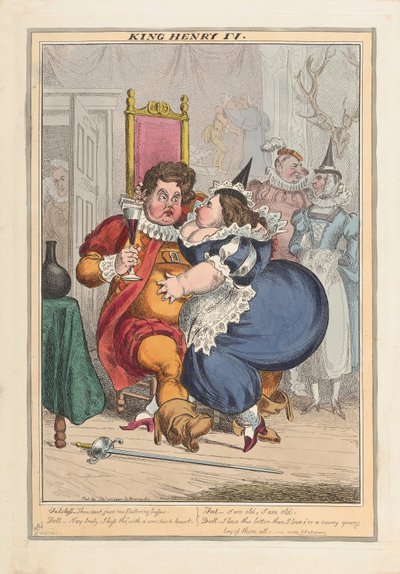 Rey Enrique IV, pub.1827 de English School