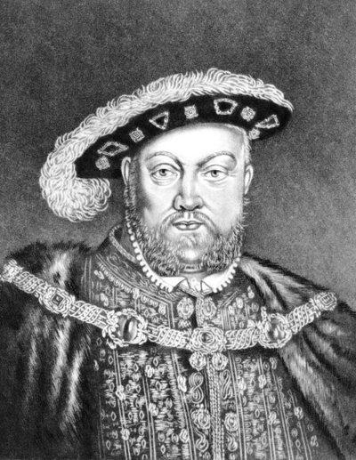 Rey Enrique VIII (c1491-1547) ilustración de 