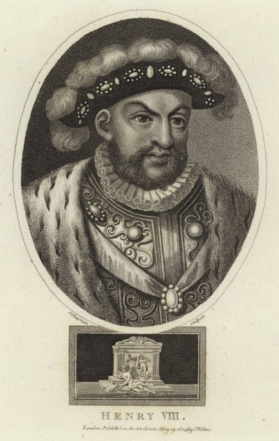 Rey Enrique VIII de Inglaterra de English School