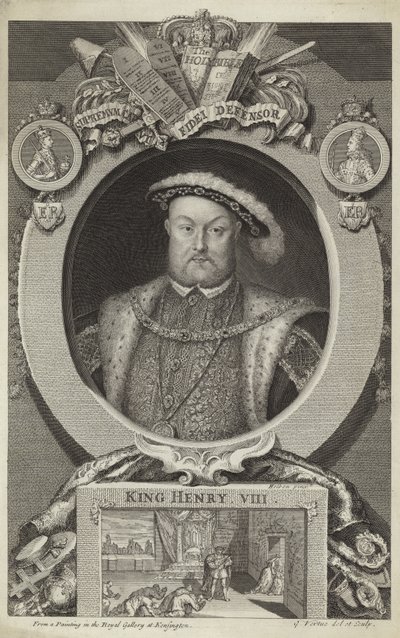 Rey Enrique VIII de Inglaterra de English School