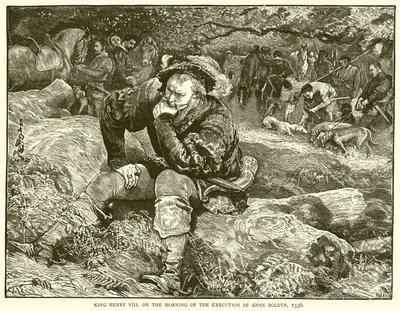 El Rey Enrique VIII en la Mañana de la Ejecución de Ana Bolena, 1536 de English School