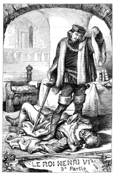 Enrique VI - Tercera parte del rey Enrique VI - Ilustración en “Obras completas de William Shakespeare” 1866 - Las ilustraciones y la forma general de esta edición son tomadas de Cassell
