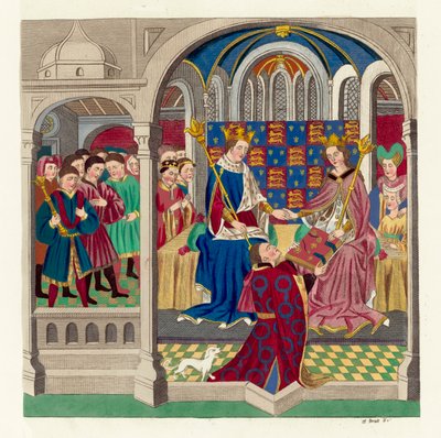 El Rey Enrique VI y su Corte de English School