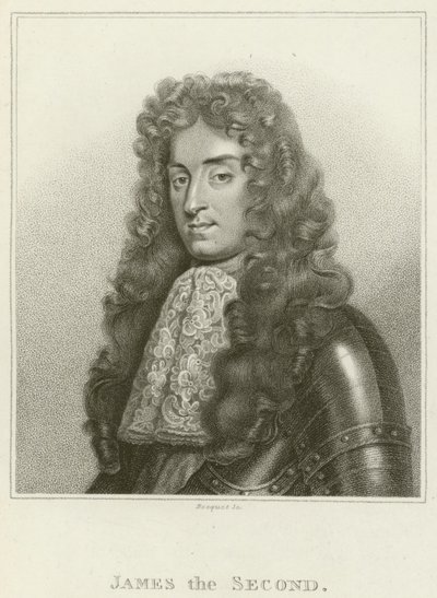Rey Jacobo II (grabado) de English School