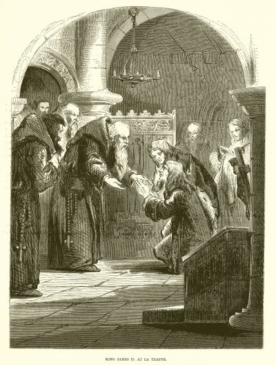 El rey Jacobo II en La Trappe de English School