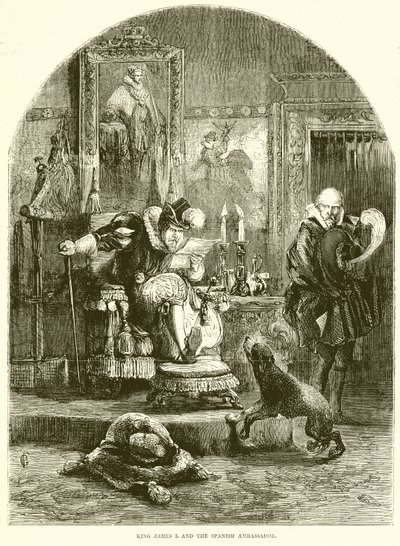 El rey Jacobo I y el embajador español de English School