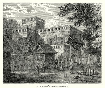 Palacio del Rey Koffee, Coomassie (grabado) de English School