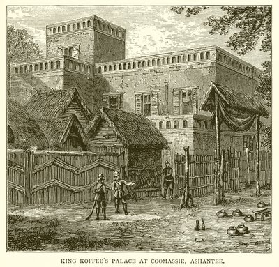 Palacio del Rey Koffee en Coomassie, Ashantee de English School