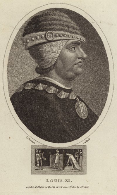 Rey Luis XI de Francia de English School