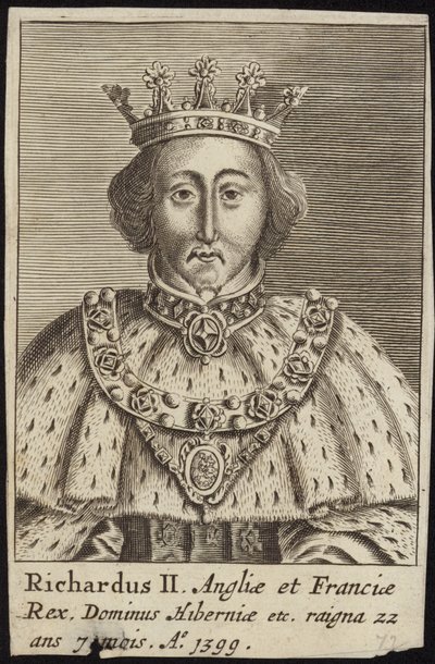 Rey Ricardo II de Inglaterra de English School