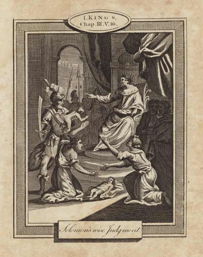 El sabio juicio del rey Salomón de English School