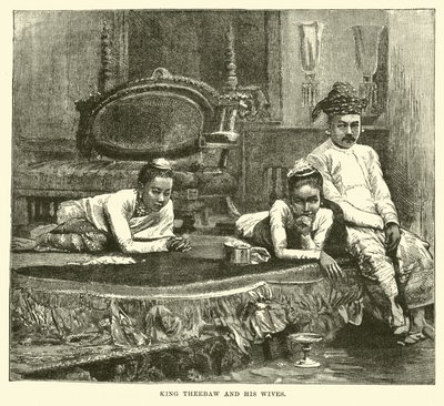 El rey Theebaw y sus esposas de English School